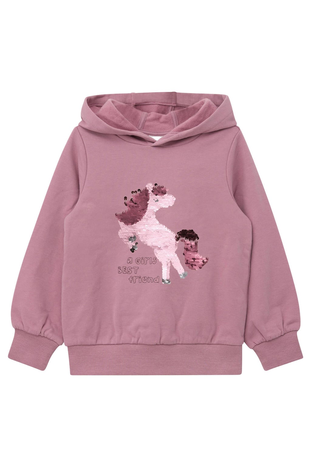 s.Oliver hoodie met print - roze