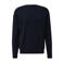 s.Oliver Big Size katoenen regular fit gebreide trui - blauwzwart