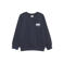 s.Oliver sweater met backprint - donkerblauw