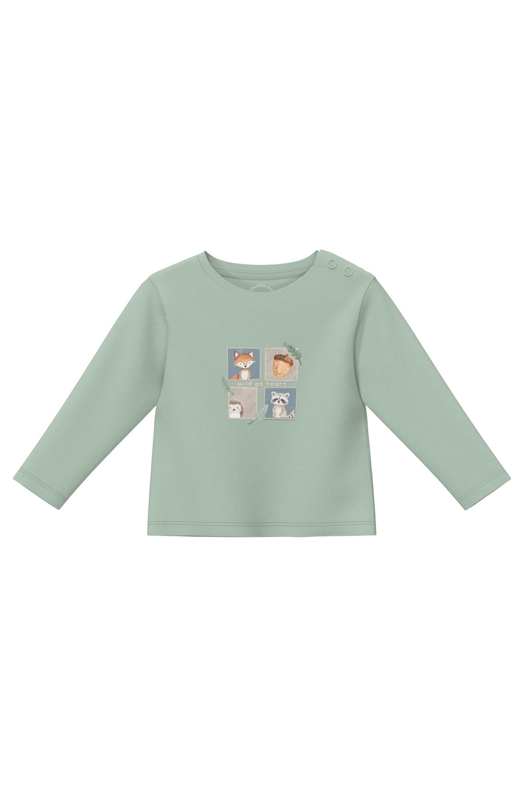 s.Oliver longsleeve met print - lichtgroen