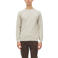 s.Oliver katoenen regular fit gemêleerde gebreide trui - beige