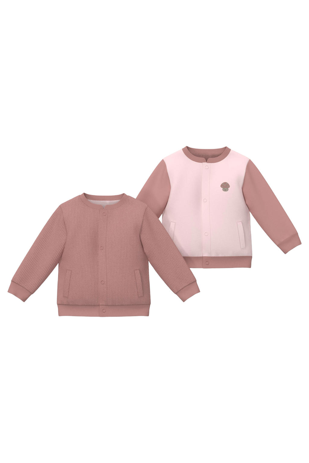 s.Oliver katoenen sweatvest - roze