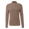 s.Oliver Big Size katoenen regular fit gebreide trui - bruin