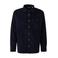 s.Oliver regular fit corduroy overshirt - blauwzwart