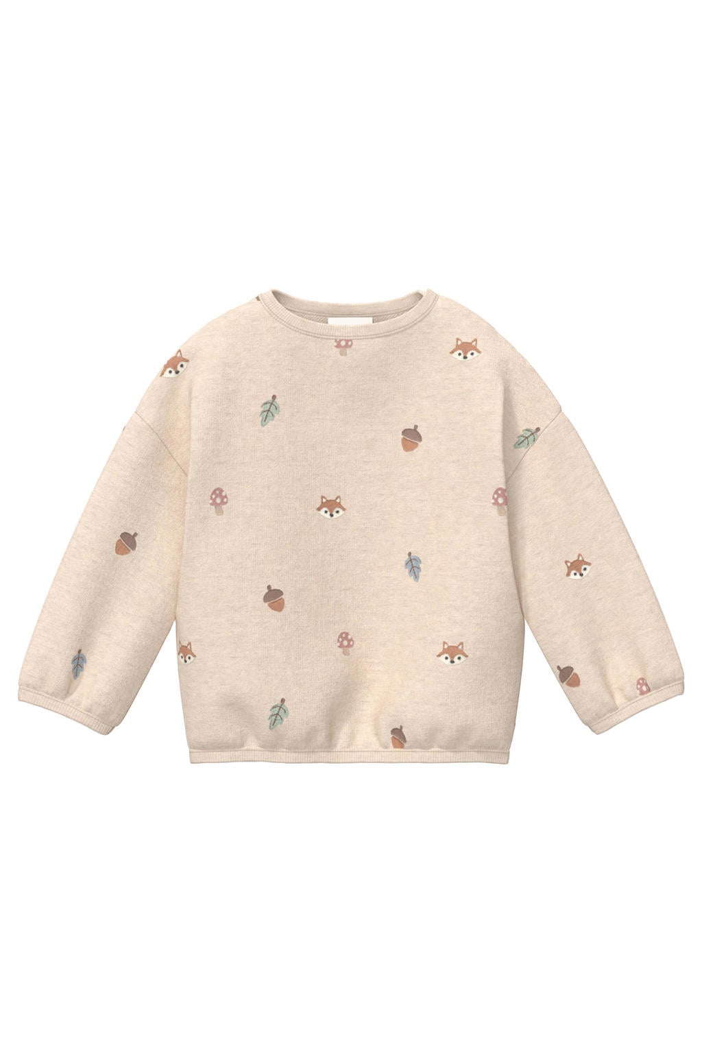 s.Oliver sweater met borduursels - zand