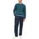 s.Oliver katoenen regular fit gebreide trui - blauw