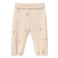 s.Oliver katoenen babybroek met print - beige