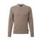 s.Oliver BLACK LABEL katoenen regular fit gebreide trui - bruin