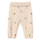 s.Oliver katoenen babybroek met print - beige
