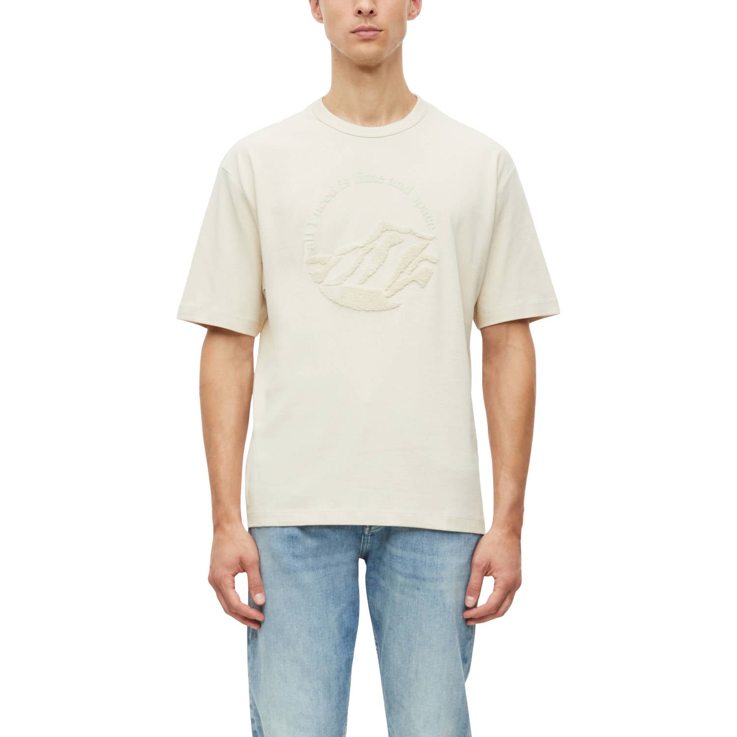 S.Oliver relaxed fit T-shirt beige