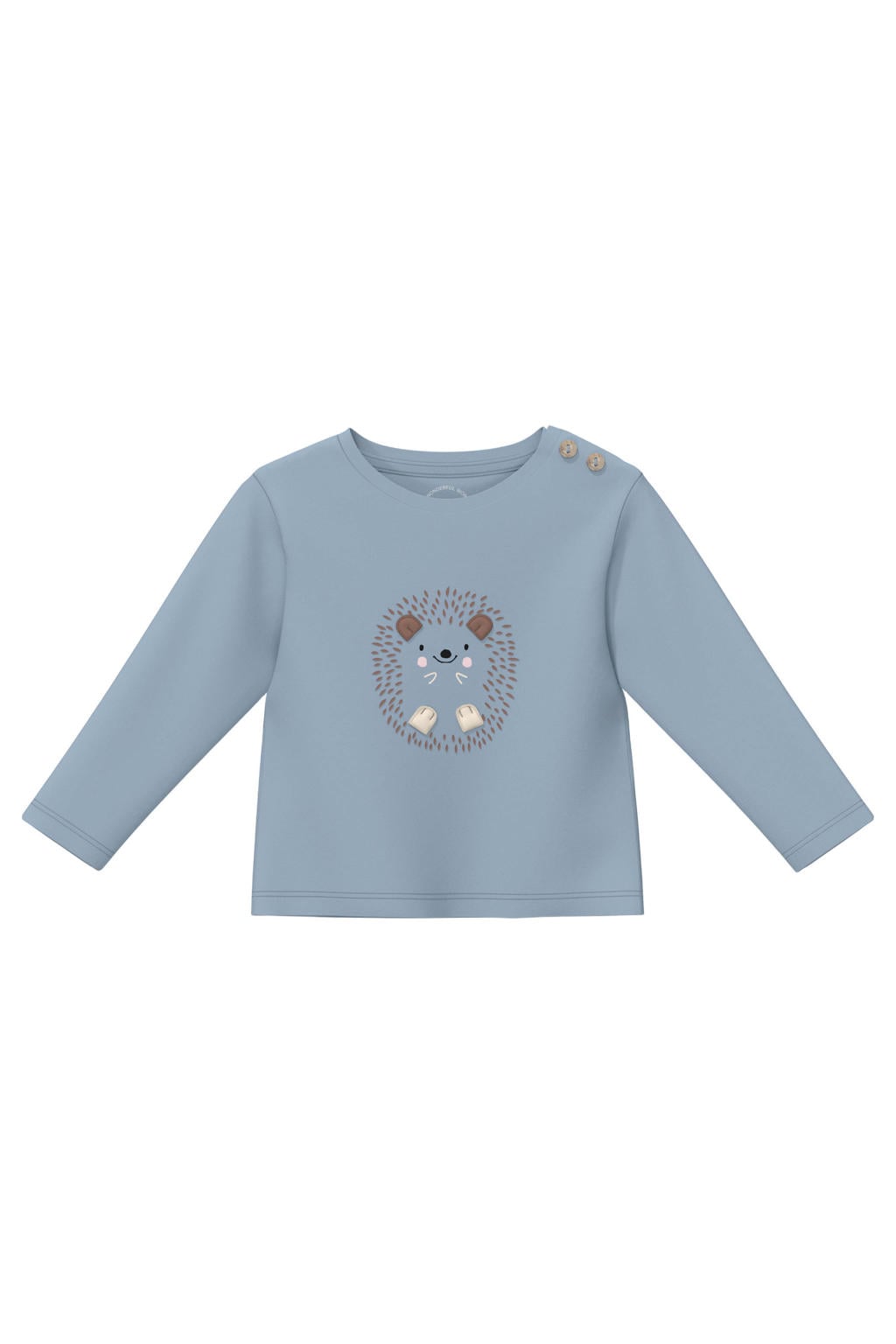 s.Oliver longsleeve met print - lichtblauw