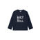 s.Oliver longsleeve met print en tekst - marine