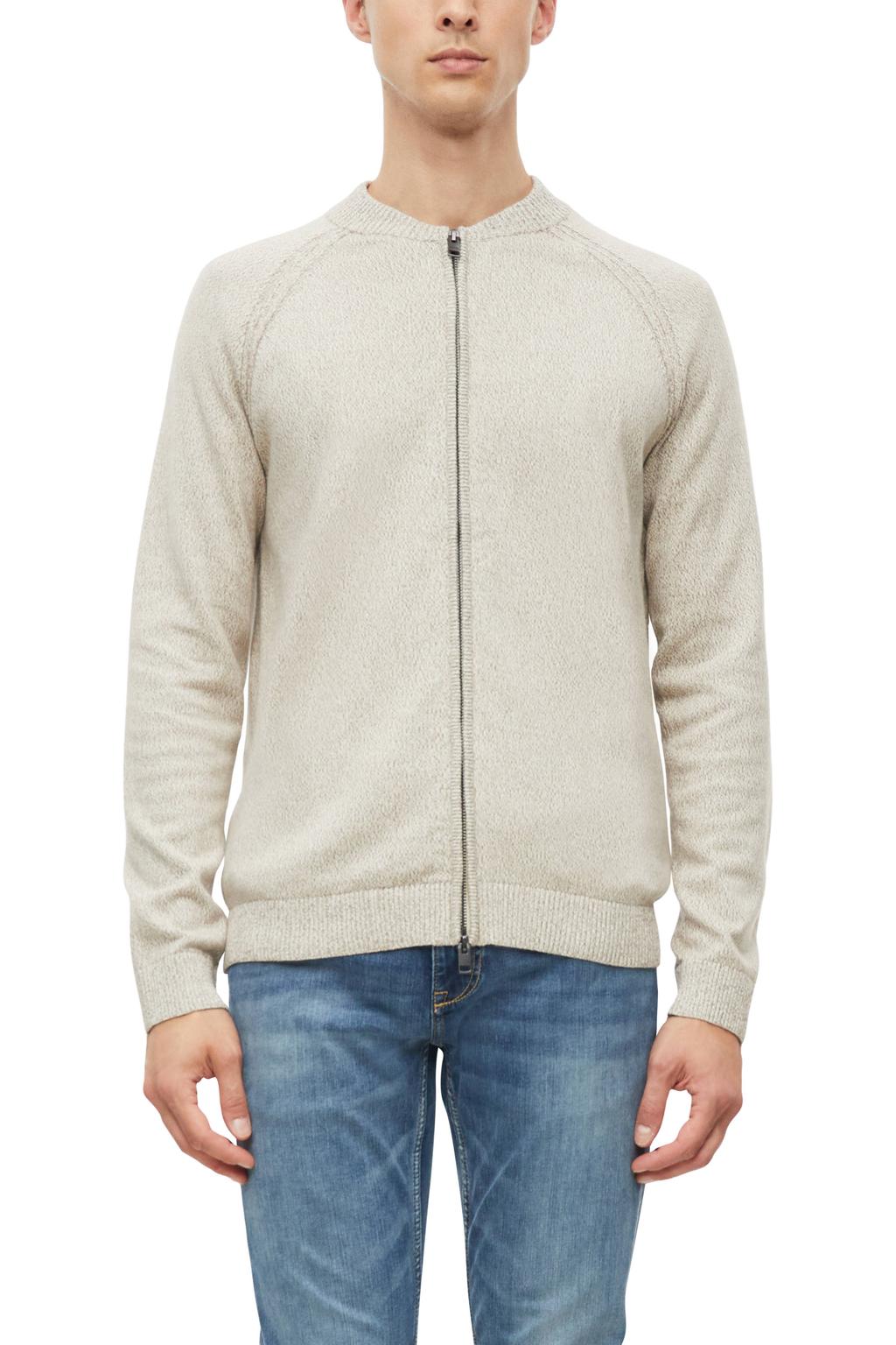 s.Oliver katoenen gebreid vest - beige