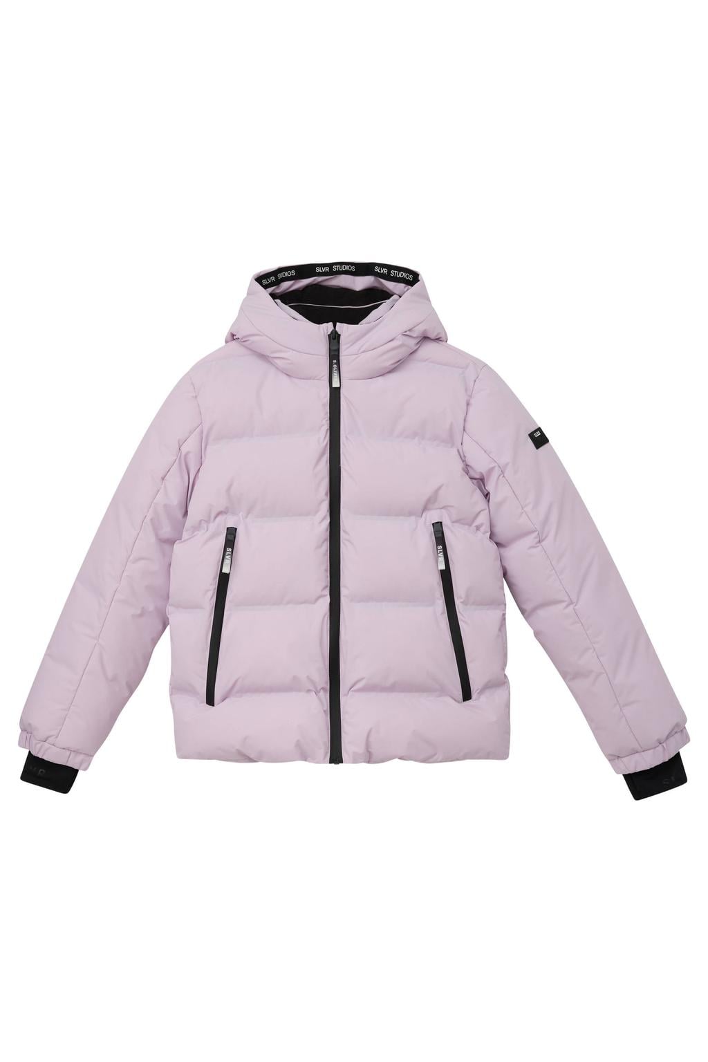 Roze meisjes s.Oliver van polyester met effen, lange mouwen, capuchon, ritssluiting en elastische boord