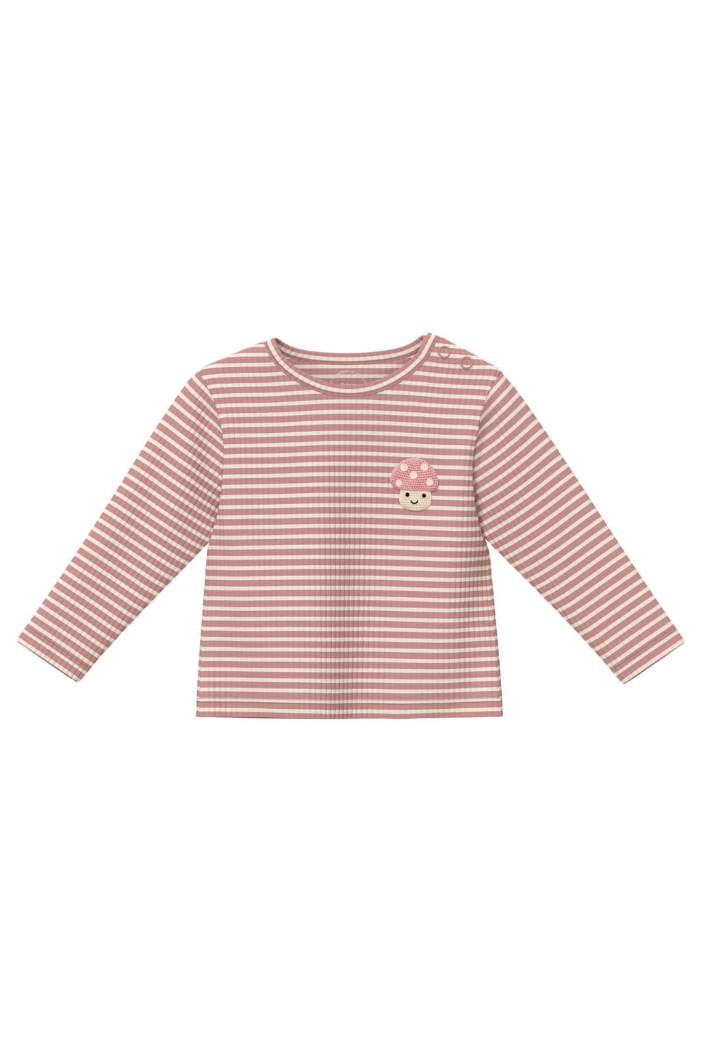 s.Oliver gestreepte longsleeve - roze