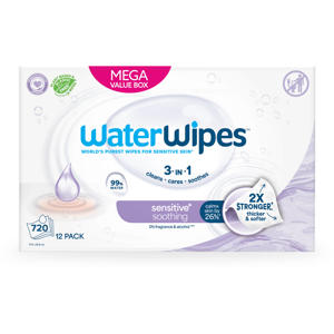 Soothing Clean doekjes - Voordeeldoos 12 x 60 - Plasticvrij - Gevoelige huid