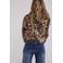 Tramontana blouse met print - bruin