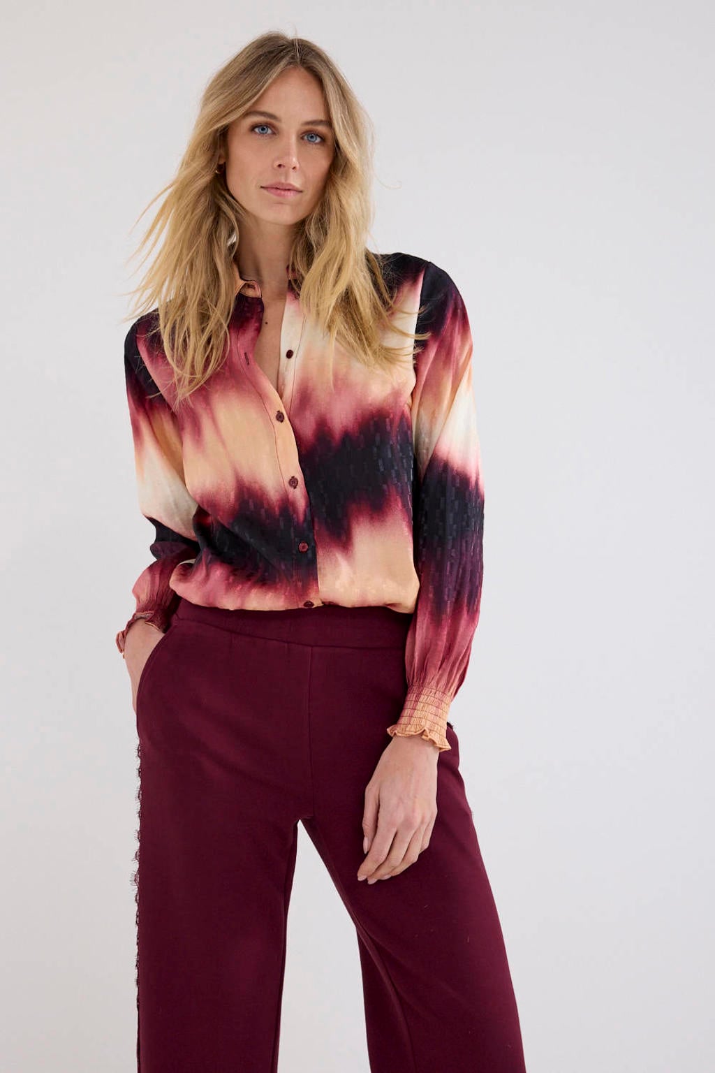 Tramontana blouse met print - meerkleurig