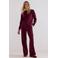 Tramontana flared broek - donkerrood