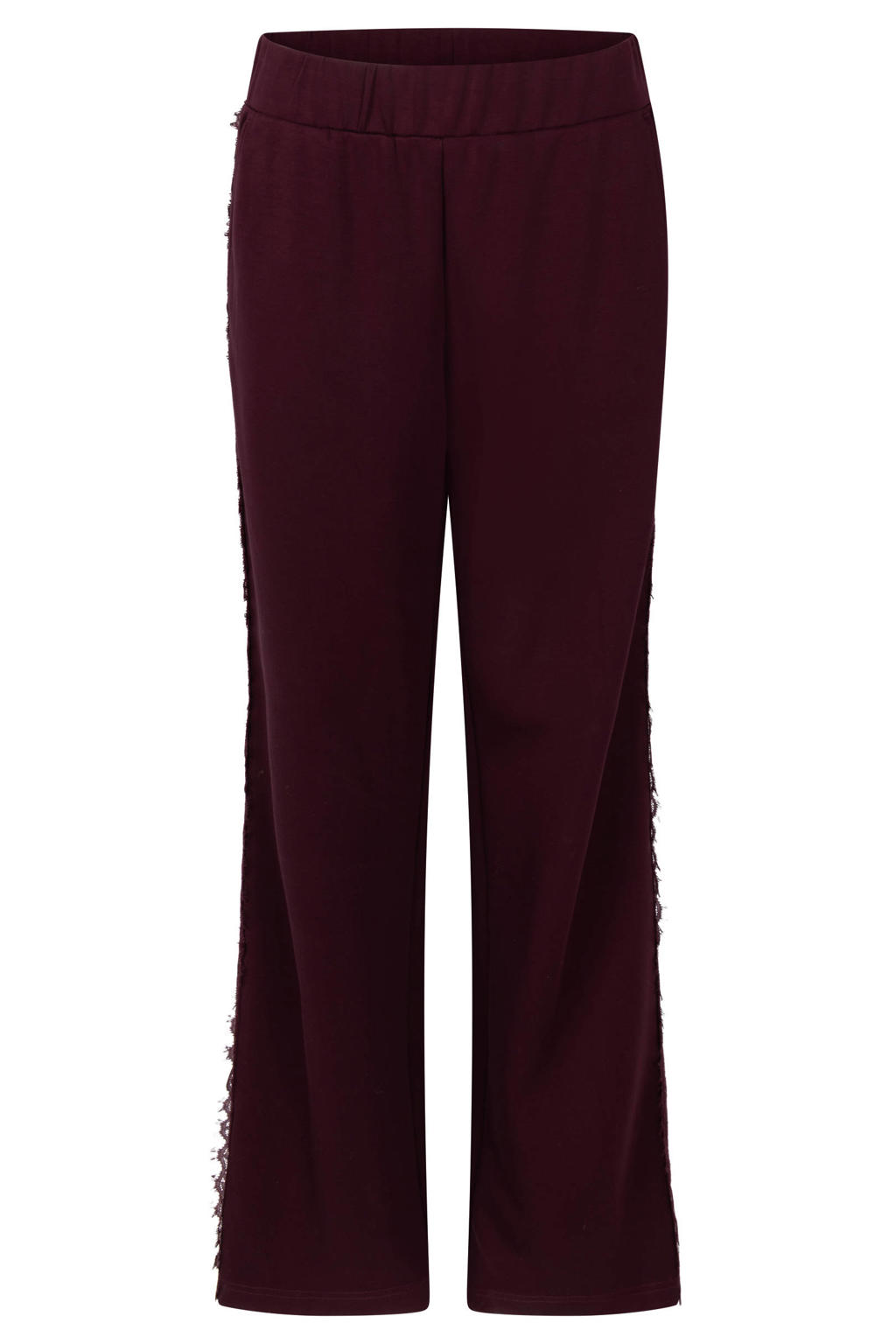 Tramontana flared broek - donkerrood