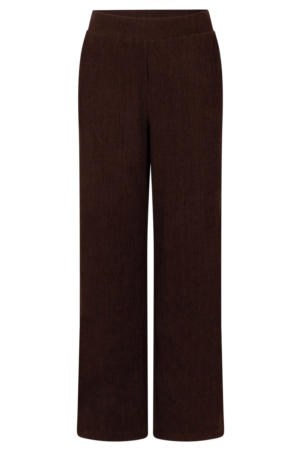 Tramontana loose fit broek - donkerbruin