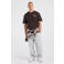 America Today relaxed fit T-shirt met backprint - bruin