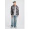 America Today regular fit geruit overhemd - wit/bruin