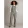 Ivy Beau gilettop met ruit - grijs