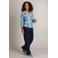 Ivy Beau top met print - blauw