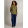 Ivy Beau blouse met kant - groen