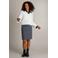 Ivy Beau korte rok met print - blauw