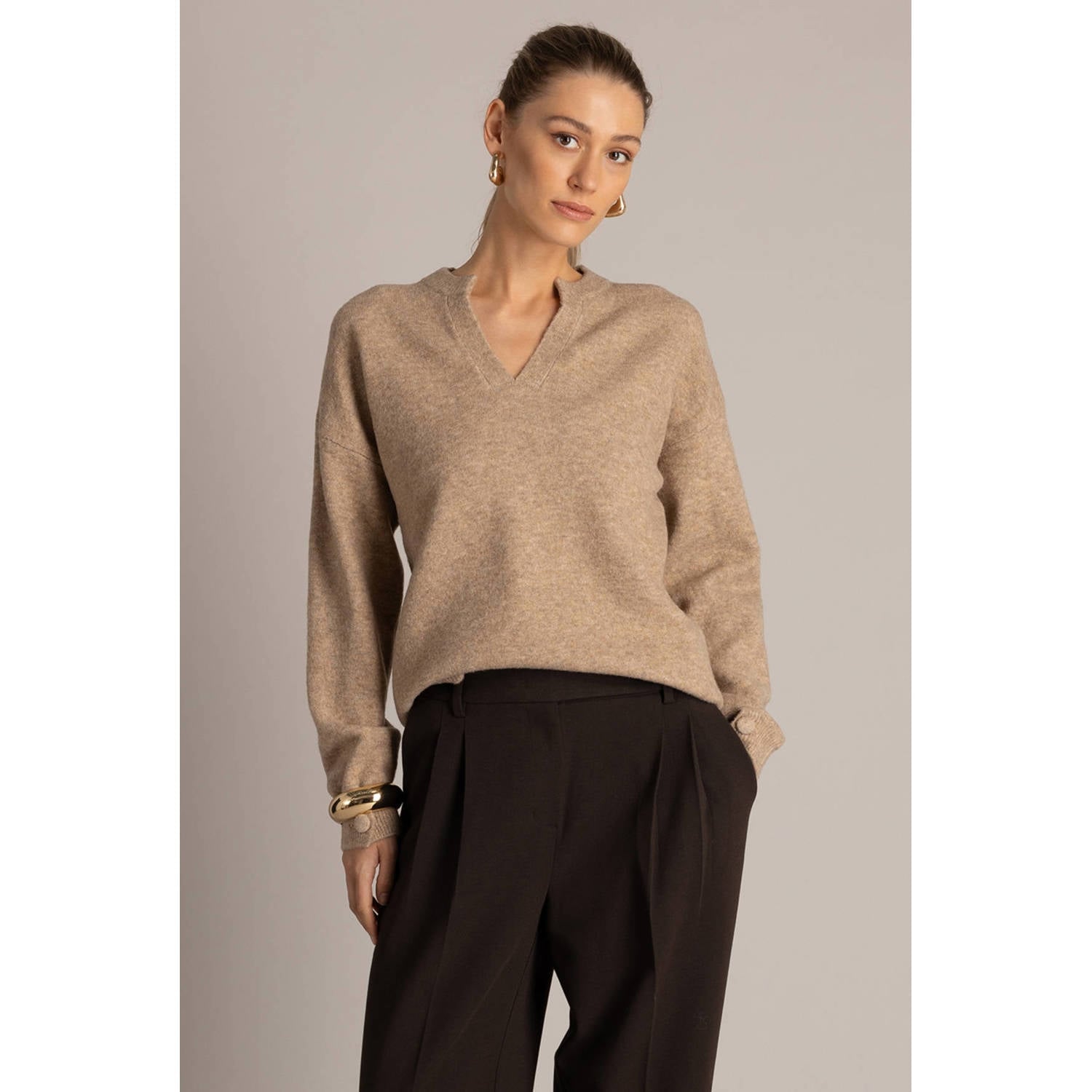 Yest pullover beige