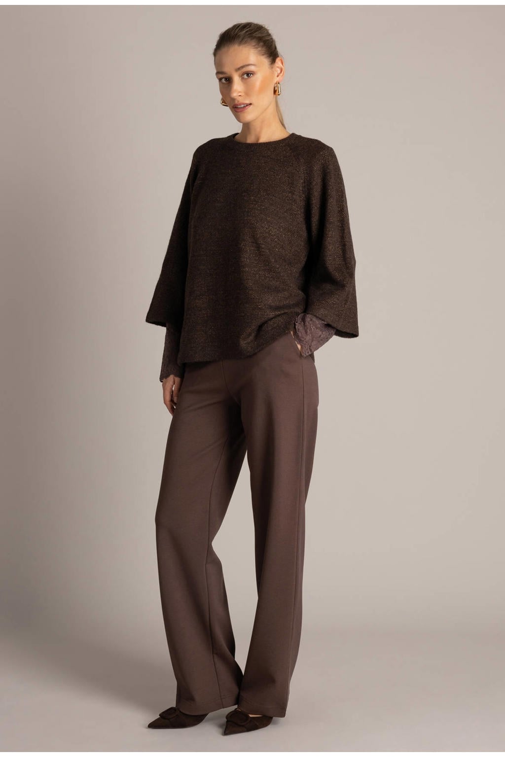 Yest pullover - bruin