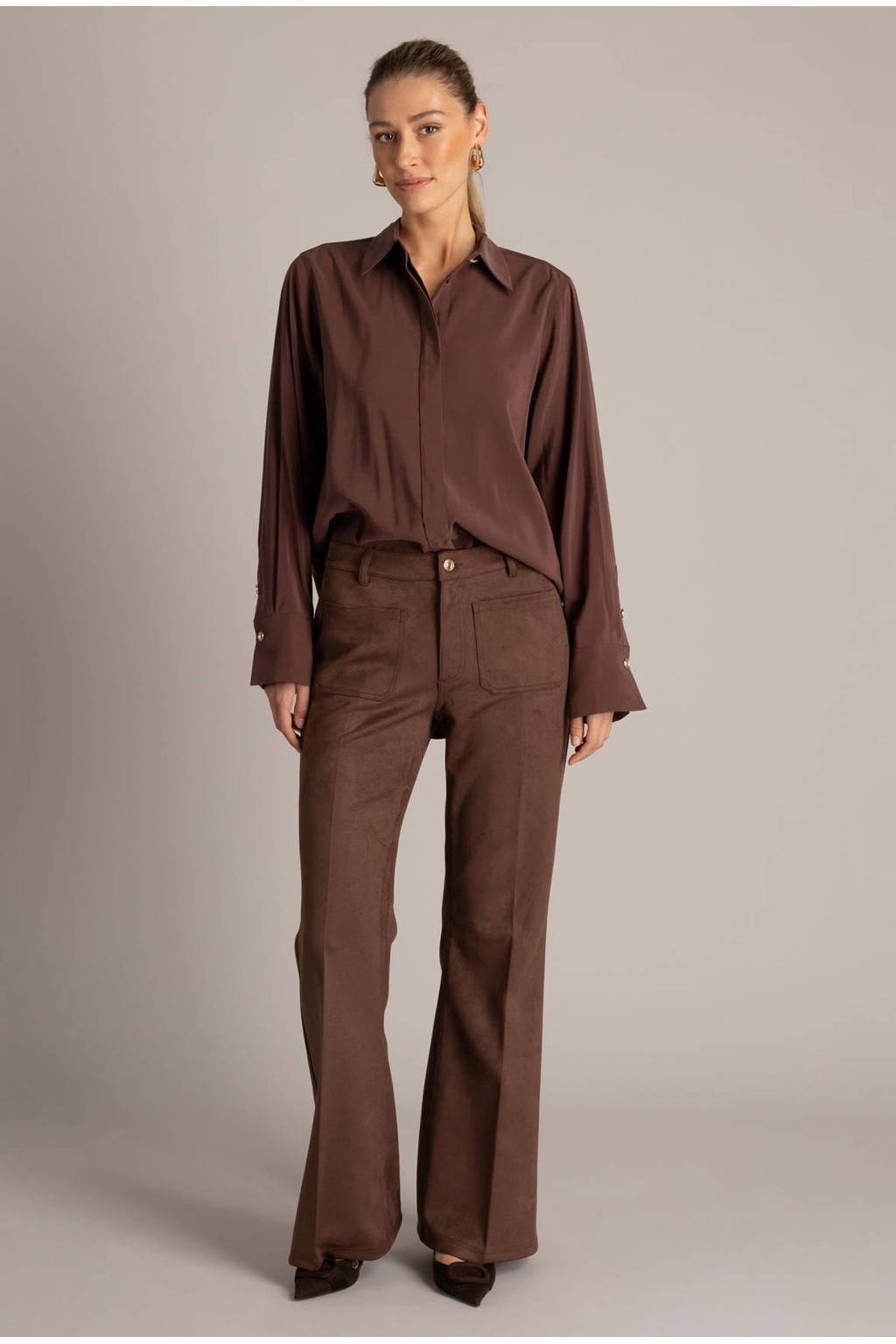 Yest blouse - bruin