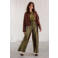 Yest wide leg broek - groen