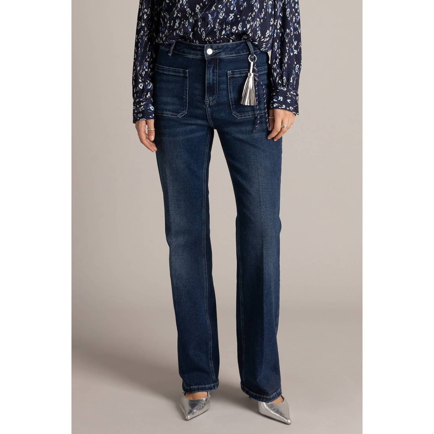 Yest straight leg jeans dark blue denim