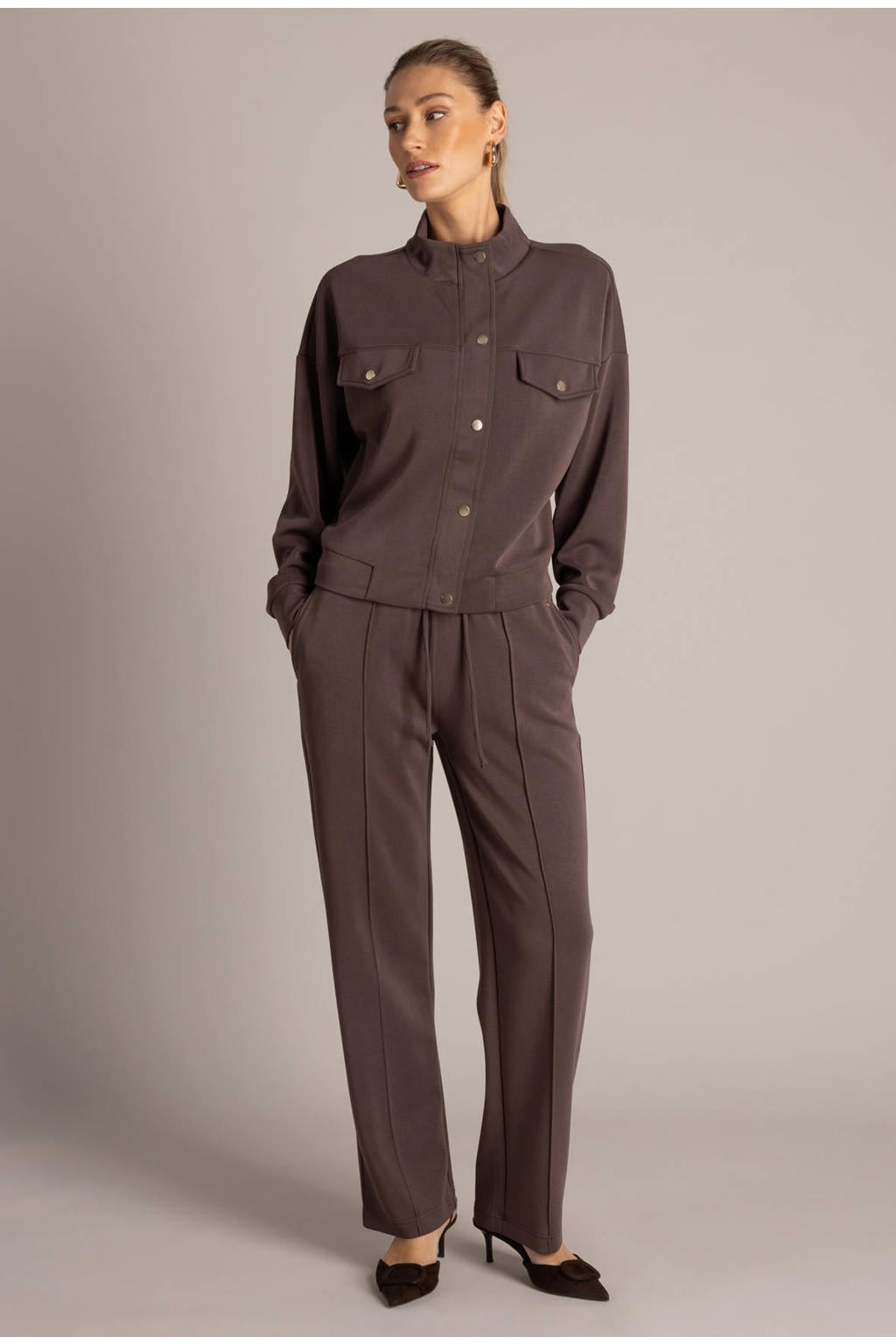 Yest straight leg broek - bruin