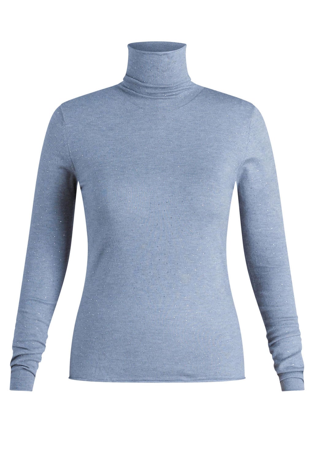 Yest top met strass-steentjes - grijs