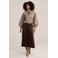 WE Fashion geruite blouse - bruin