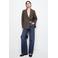 MANGO TEEN oversized blazer met print - bruin