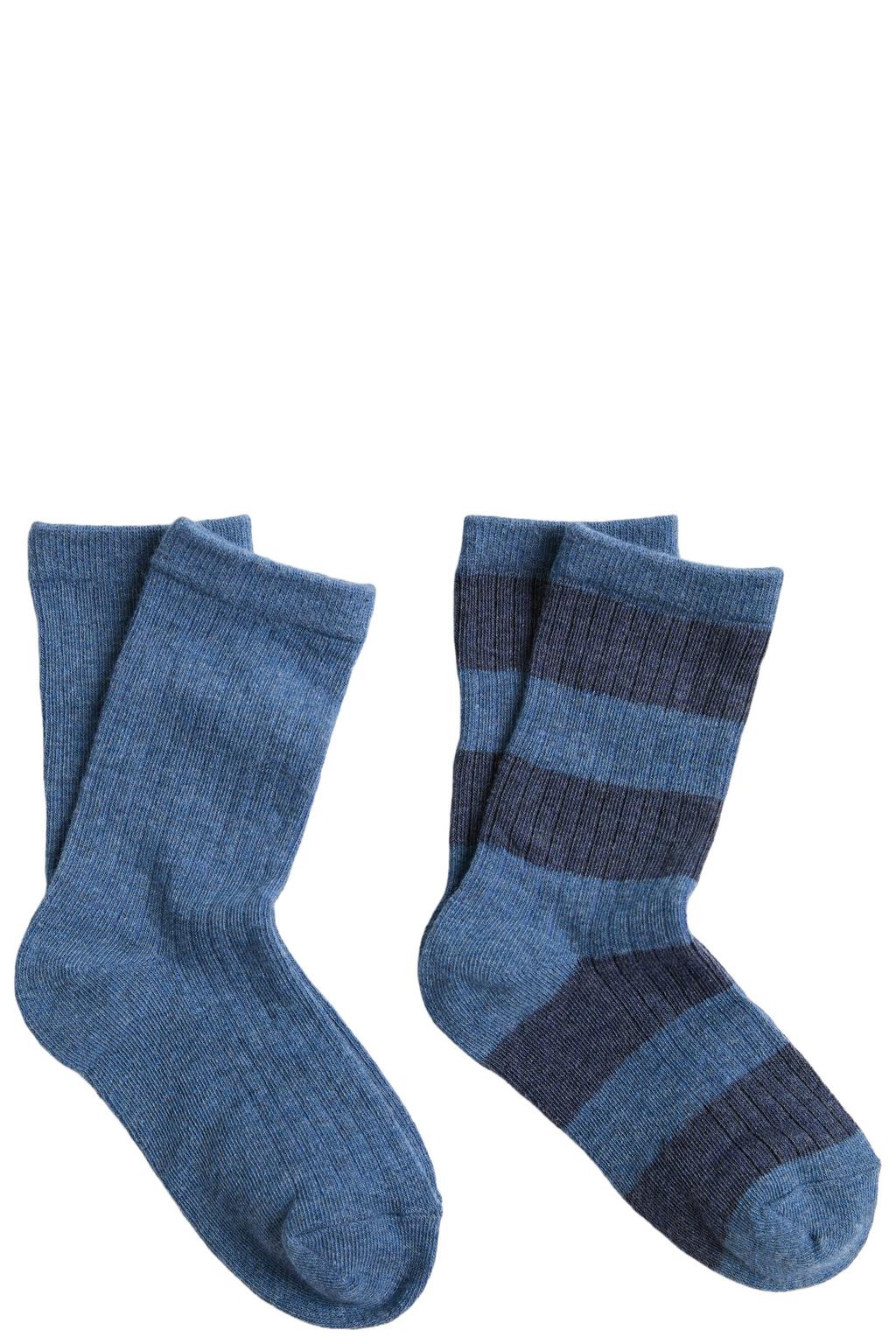 Mango Kids sokken - blauw/donkerblauw