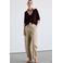 Mango barrel high waist broek - beige