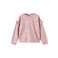 Mango Kids katoenen gebreide trui met ruches - roze