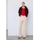 Mango wide leg broek - beige