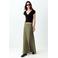 MANGO TEEN maxi rok met borduursels - kaki