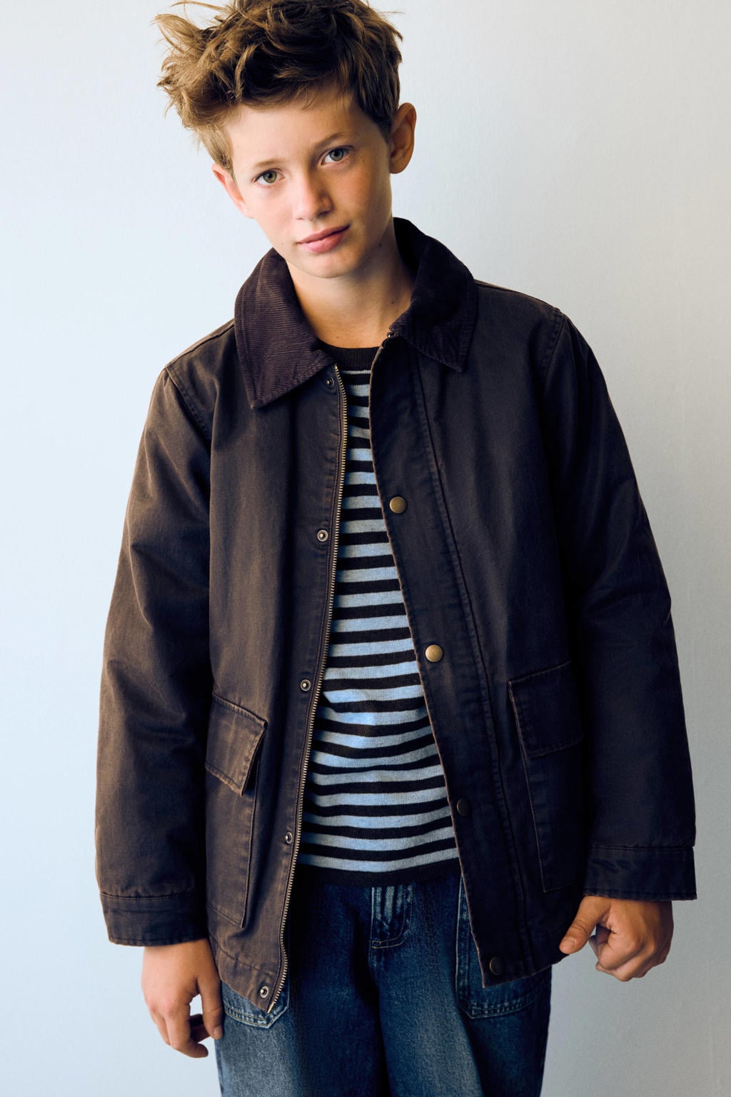 Mango Kids winterparka - bruin