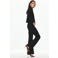 Mango regular waist flared broek - zwart
