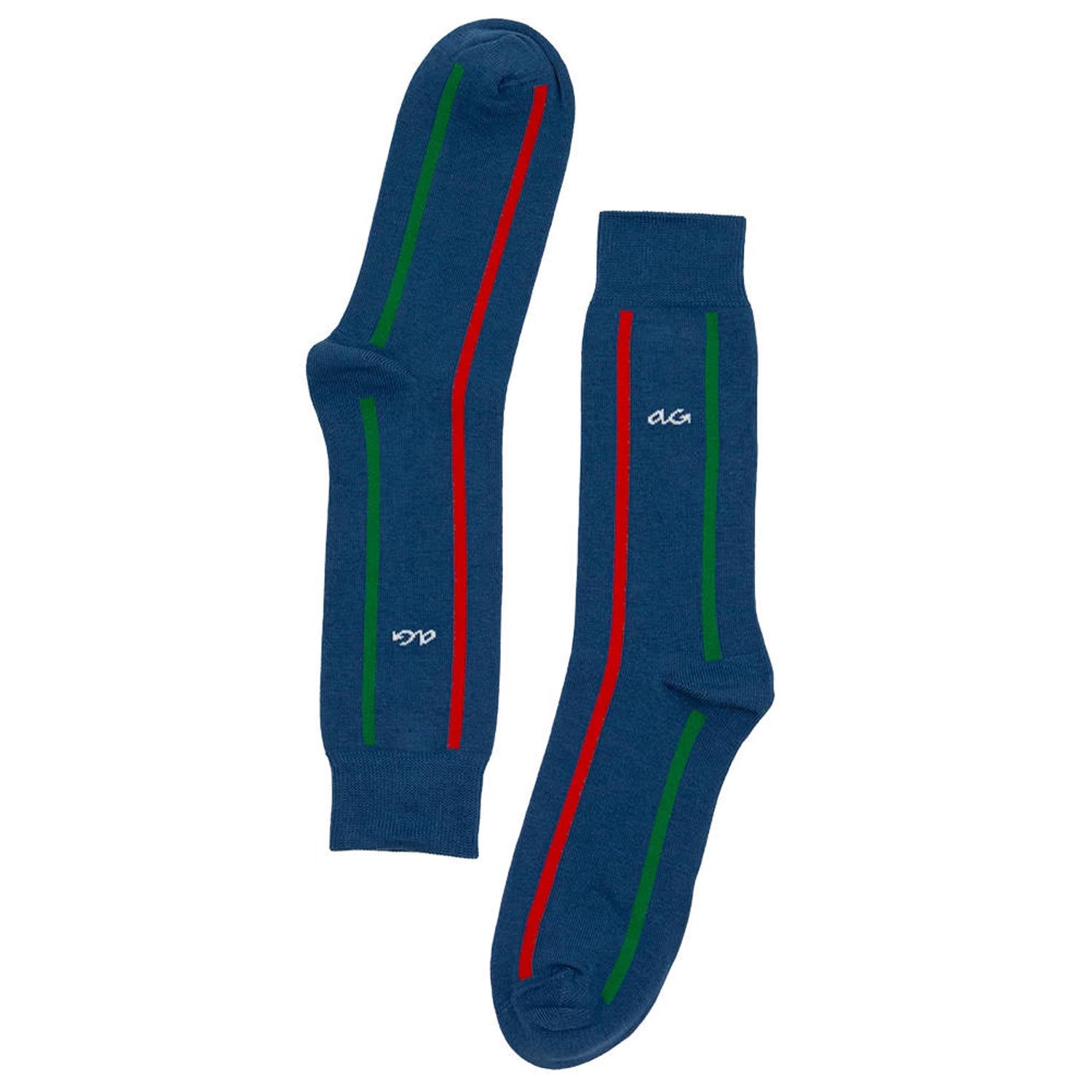 Alfredo Gonzales sokken Vertical Stripe Thin blauw
