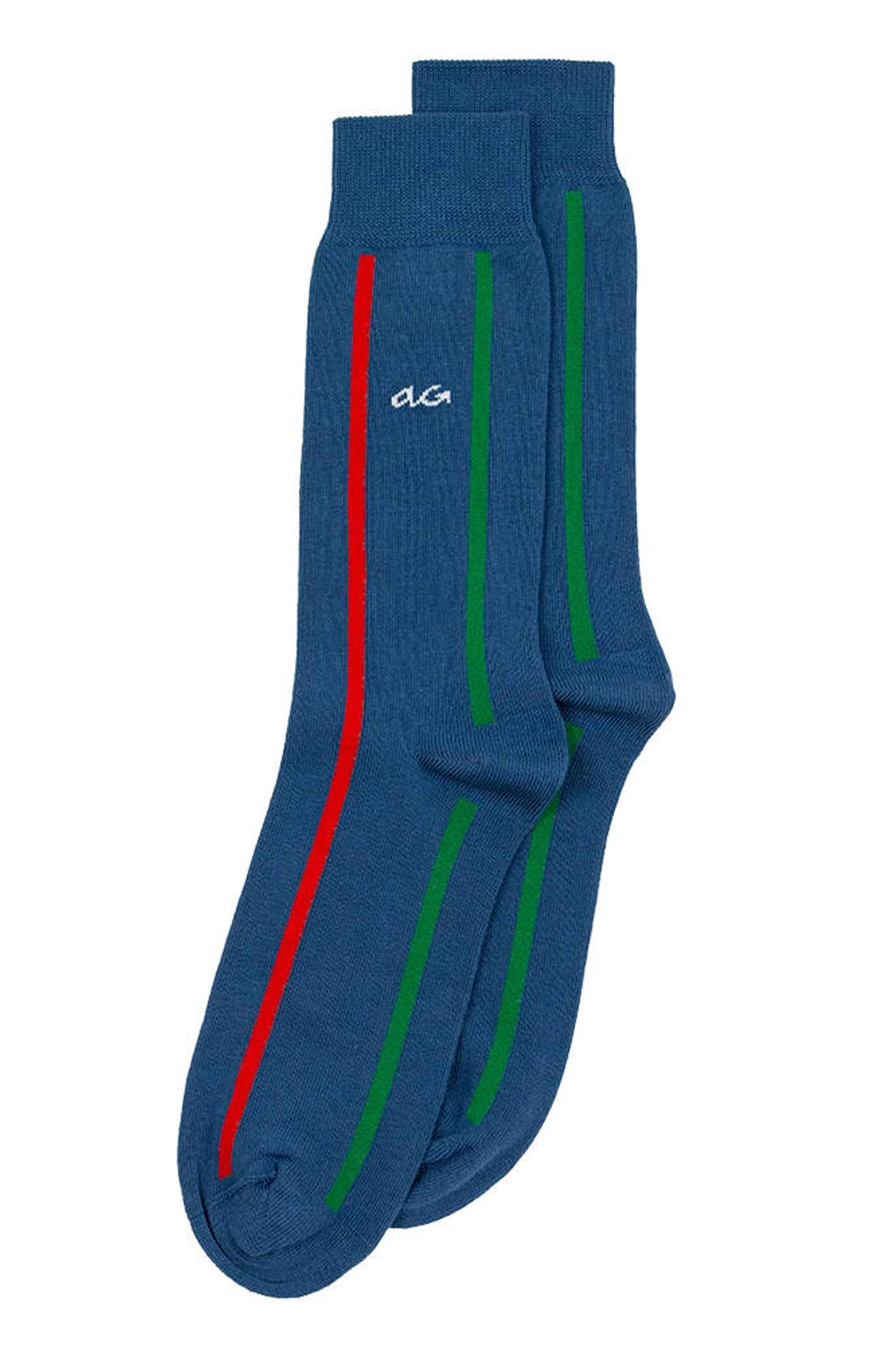 Alfredo Gonzales sokken Vertical Stripe Thin blauw