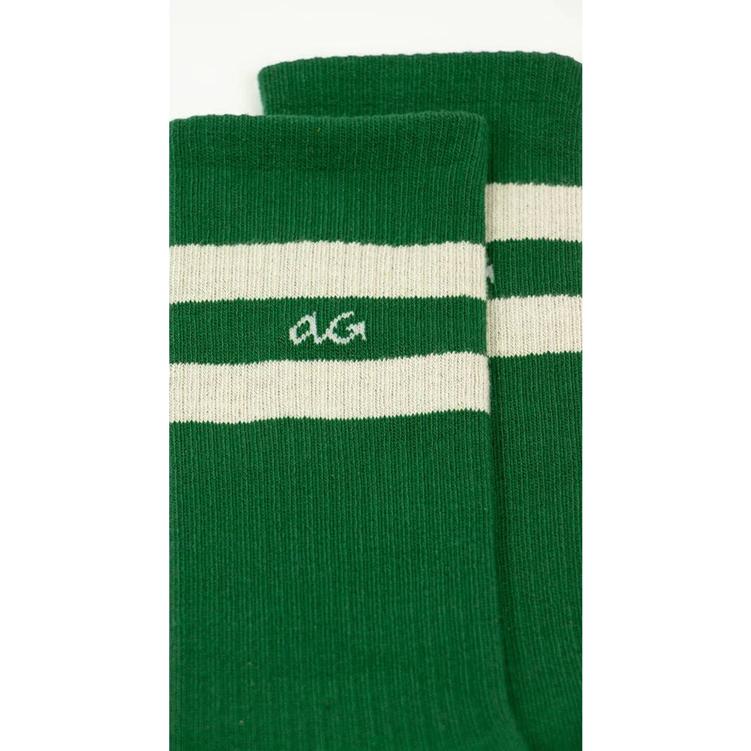 Alfredo Gonzales sokken Athletic Stripes groen